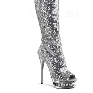 6 inch thigh high heels